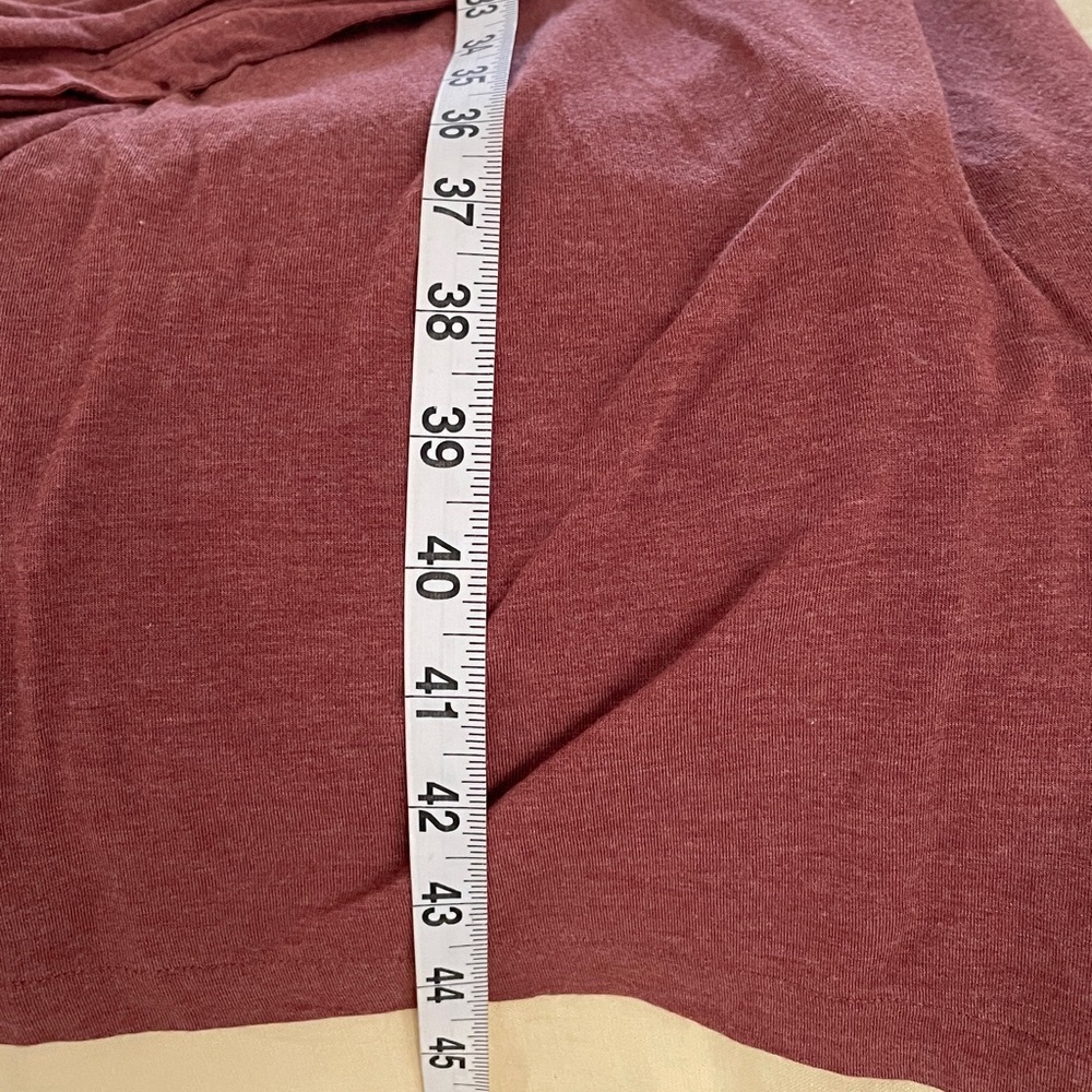 PRANA dress mock wrap Foundation terra stretchy cotton mix jersey M - Picture 12 of 12